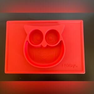 NUBY OWL FOOD PLATE MINT